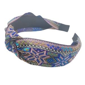 011. The Colorful Quilt Patterned Lowknot Headband